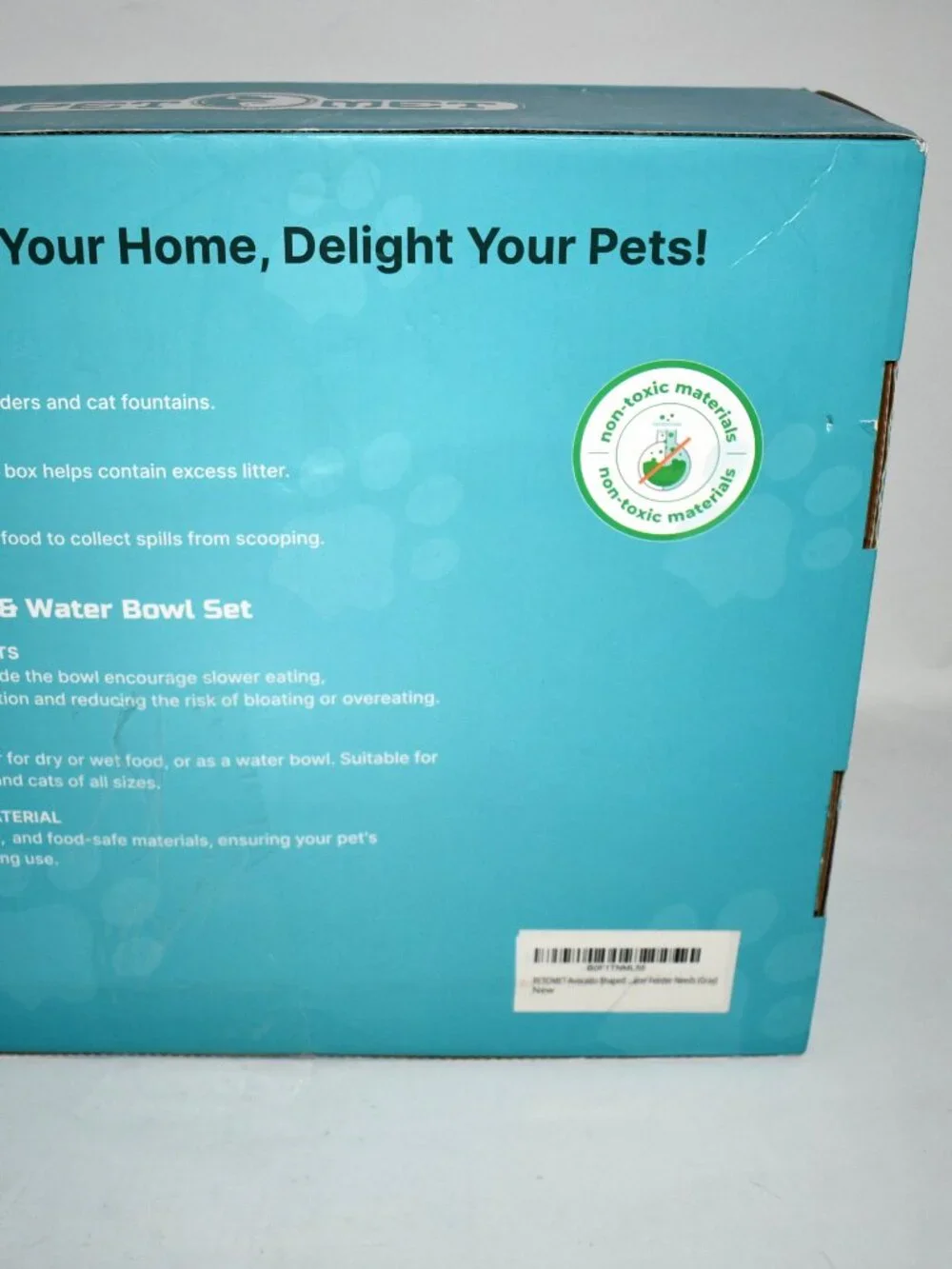 Pet Met 2pcs Cat/Dog Slow Feeder Bowl/ Water Dispenser, Avocado Design, Pet Bowl
